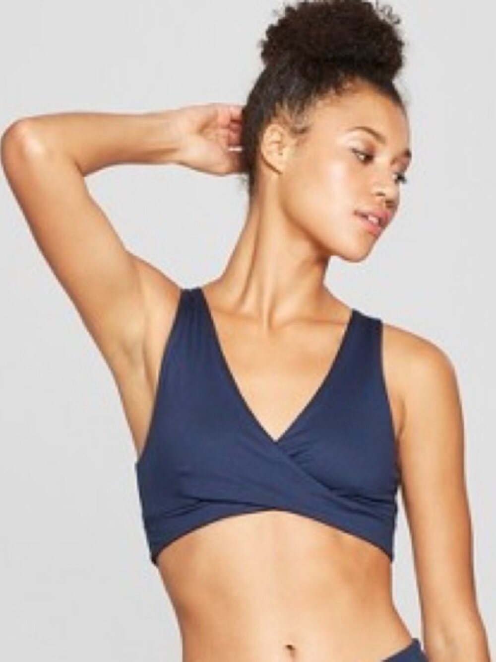 ☆ JOYLAB Navy Crossover Sports Bra